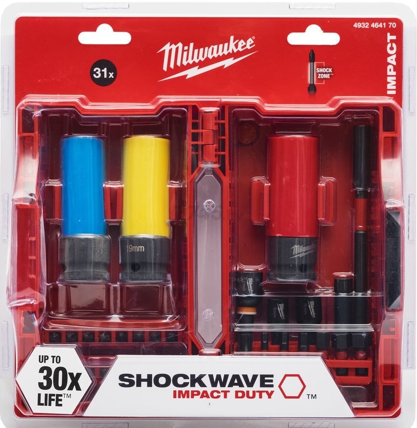 Набор бит MILWAUKEE Shockwave 31 предмет (4932464170) - Фото 3